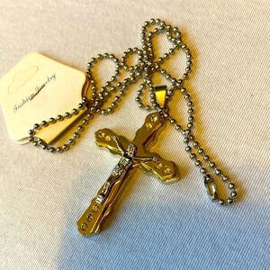 New Fashion Jewelry Gold-Plated Necklace Unisex Adult